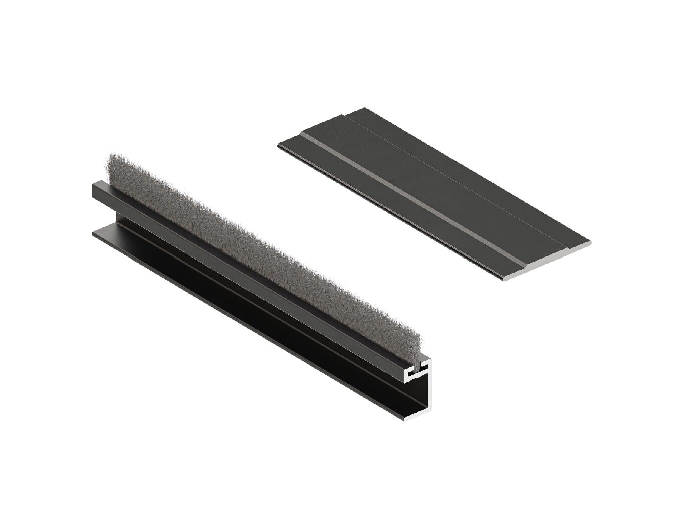 Steellook Set voor 1 Glaspaneel
