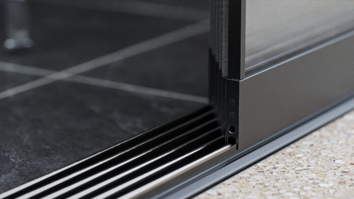 6-Rail Steellook Glazen Schuifwand - Afbeelding 6
